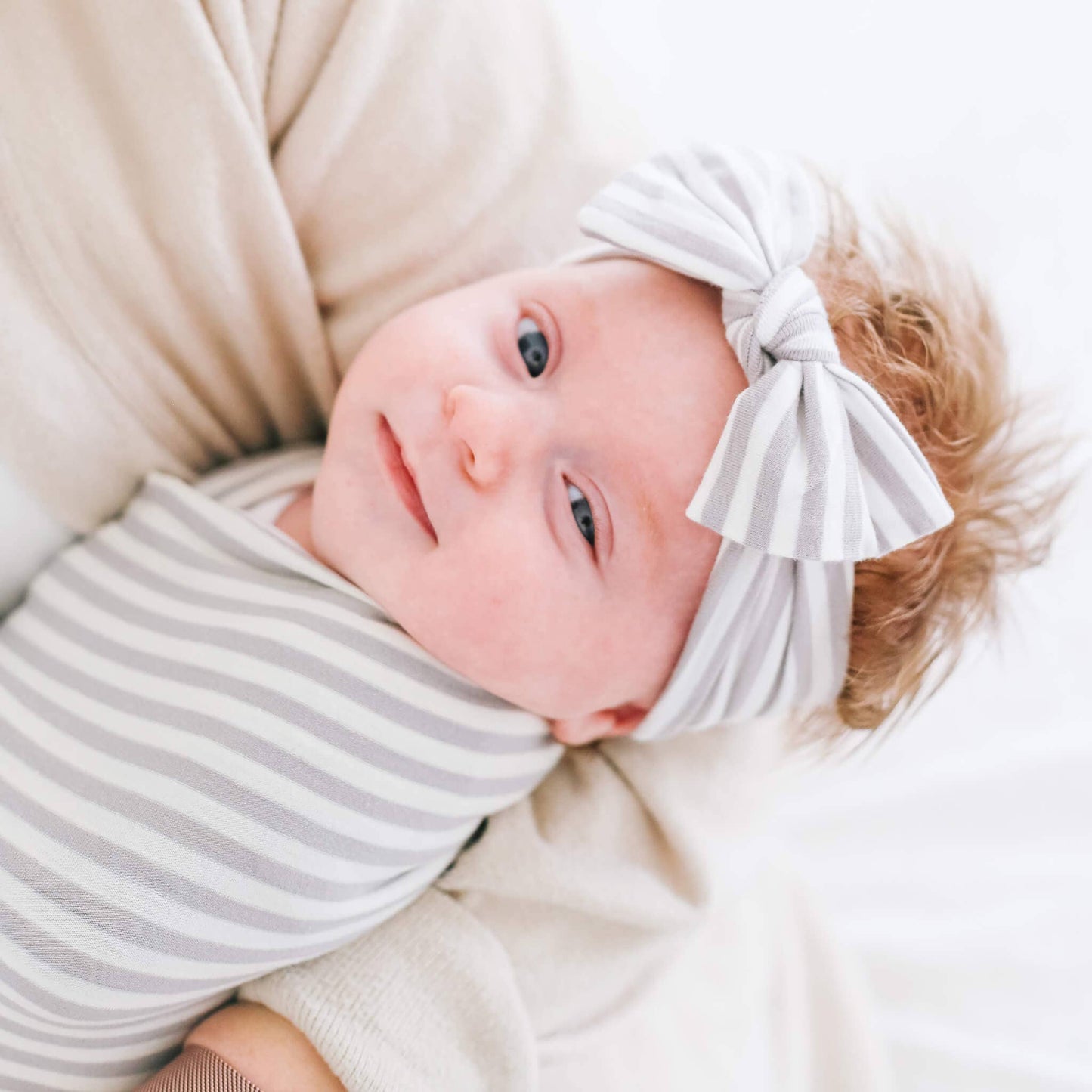KNIT SWADDLE BLANKET || EVEREST