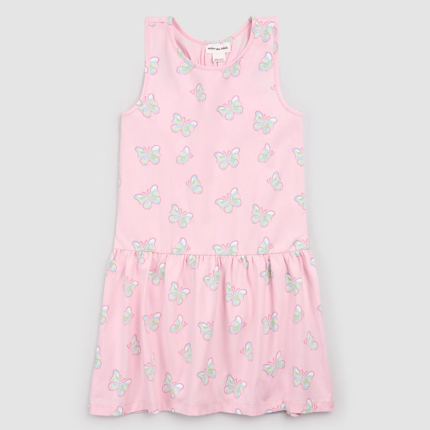 PARFAIT RACERBACK JERSEY DRESS || BUTTERFLIES
