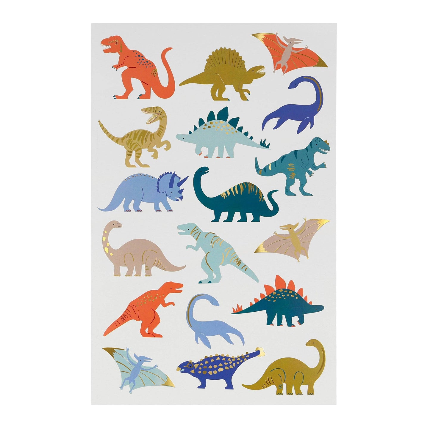 DINOSAURS TEMPORARY TATTOO SHEETS