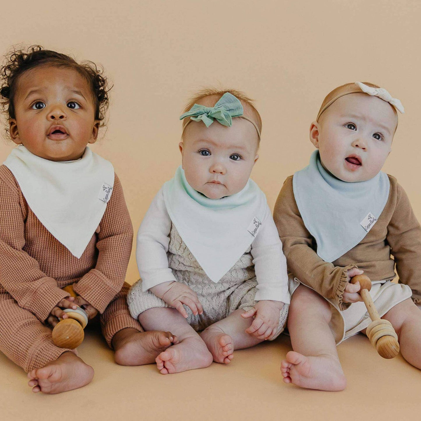 BABY BANDANA BIBS || BENNIE