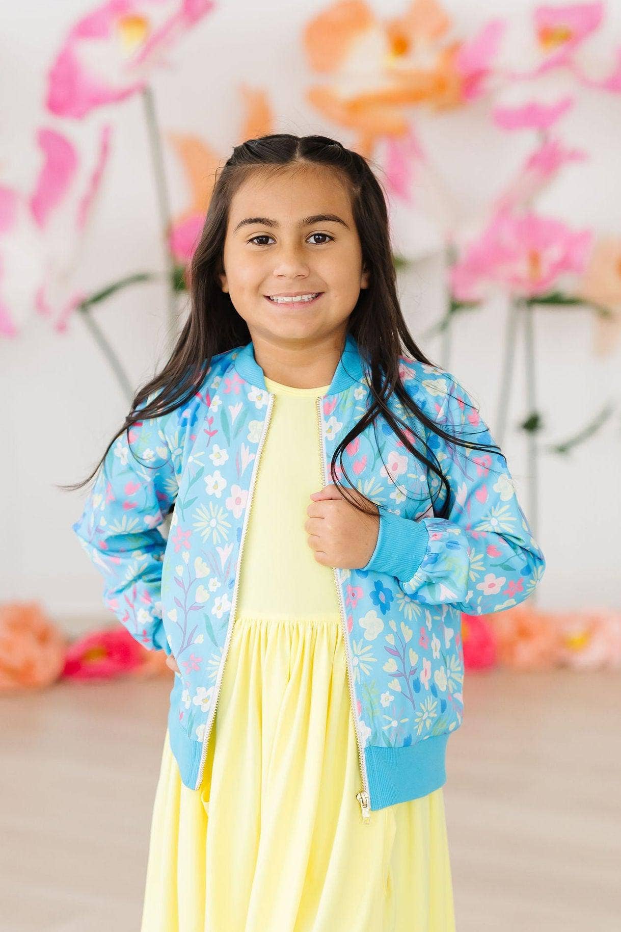 SPRINGTIME SPLENDOR SATIN JACKET