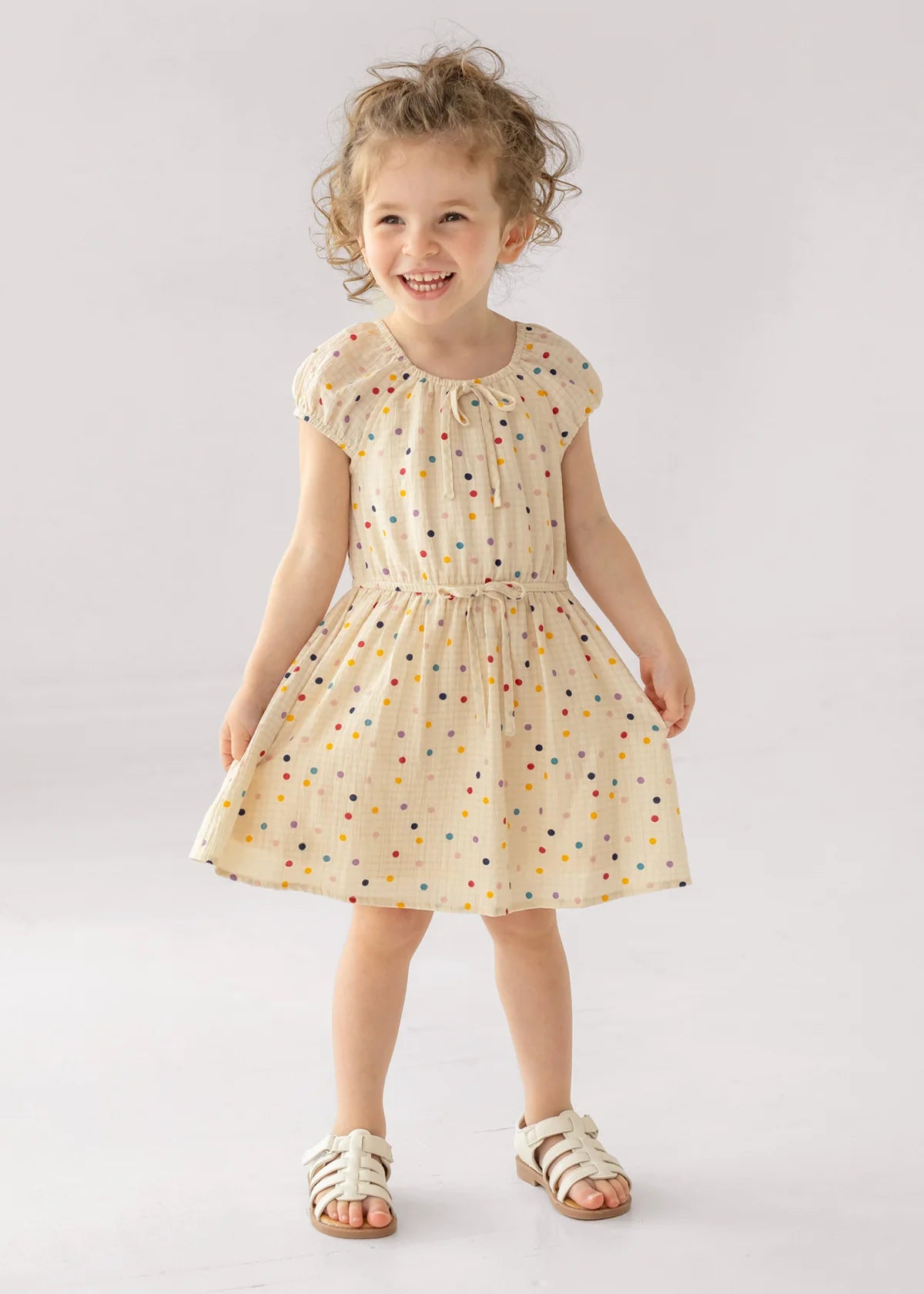 CONFETTI CUTIE CAP SLEEVE DRESS