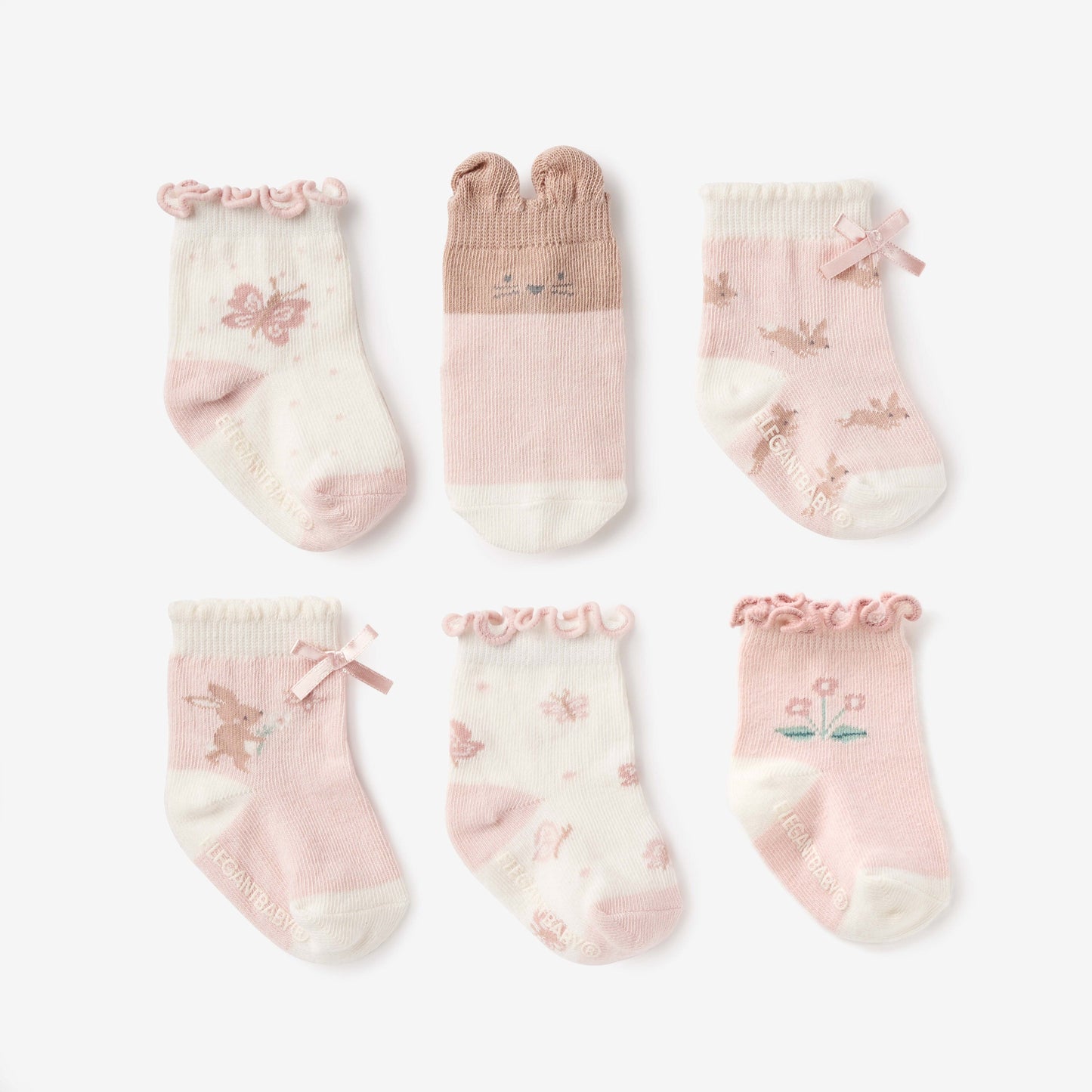 GARDEN PICNIC SOCKS 6pk