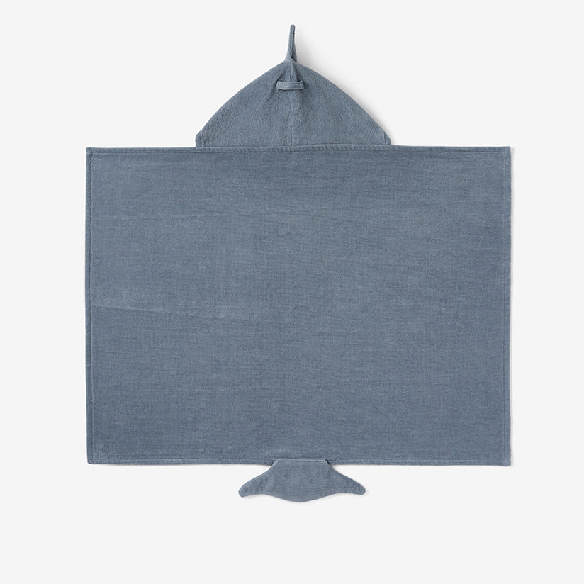 SLATE BABY SHARK HOODED BATH WRAP