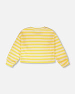 STRIPED SWEATER || YELLOW & WHITE