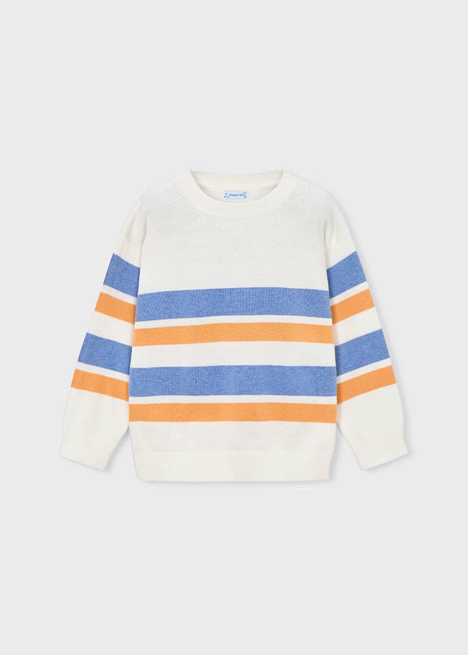 STRIPED SWEATER || PEACH