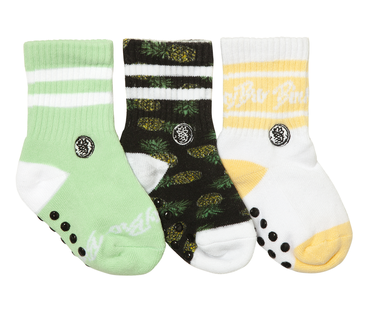 SOCKS 3-PACK || PINEAPPLES