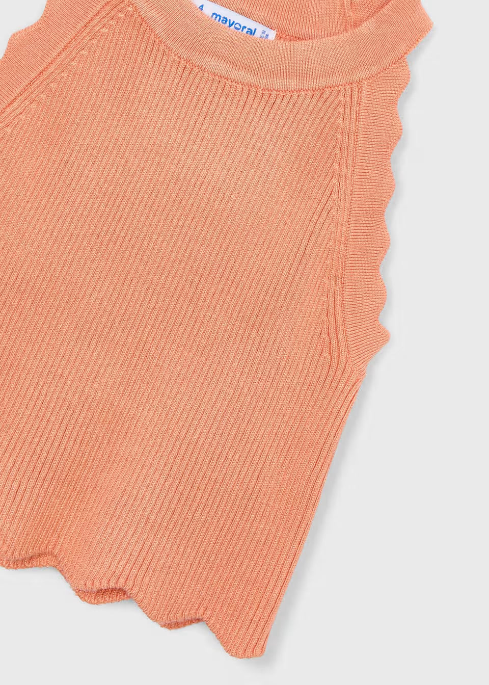 GIRL HALTER TOP || PEACH