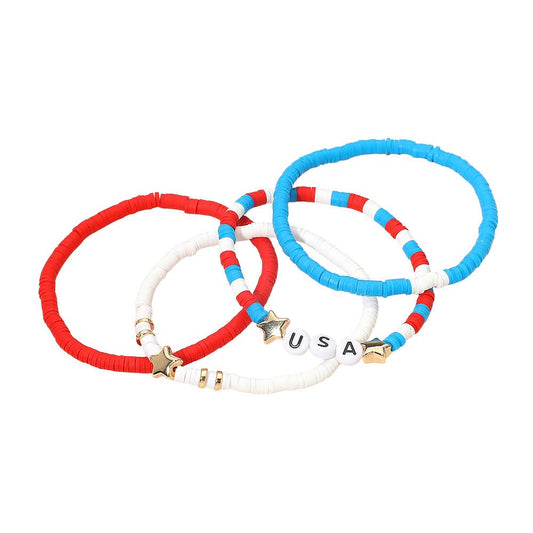USA BRACELETS || 4PCS