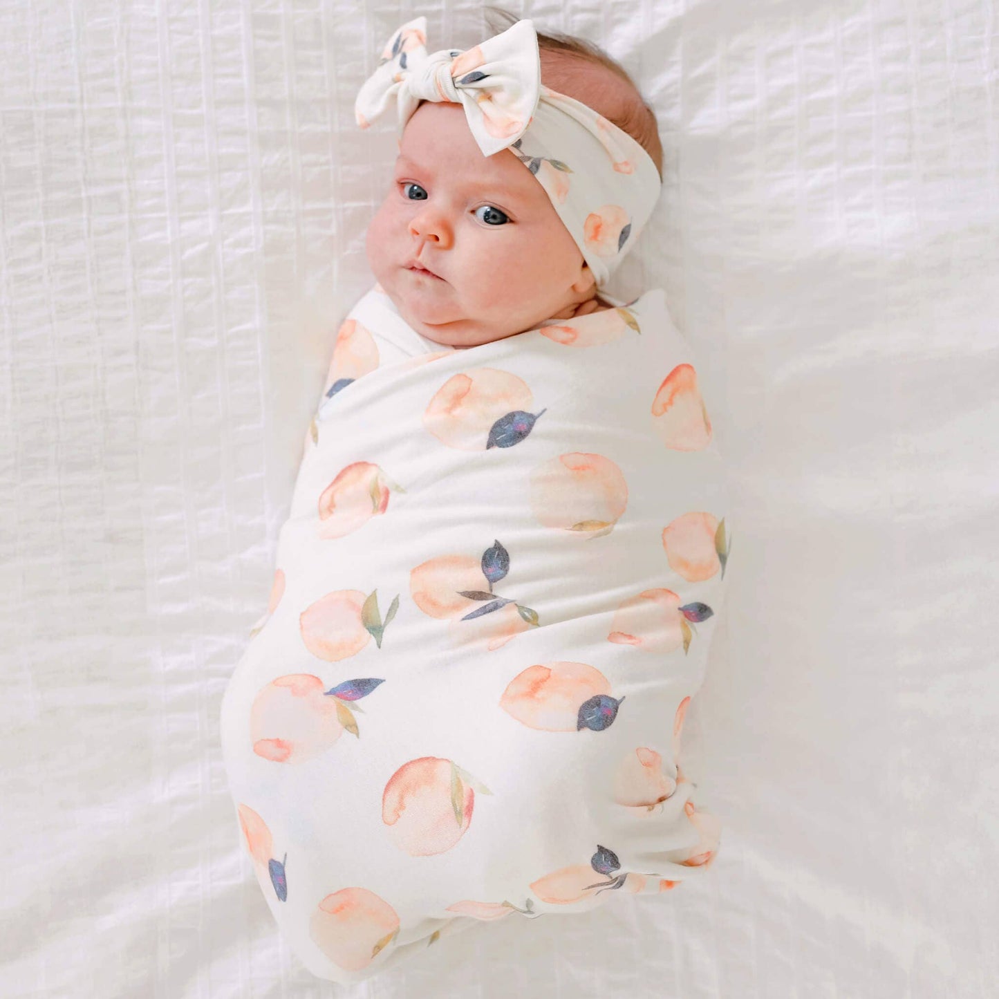 KNIT SWADDLE BLANKET || CAROLINE