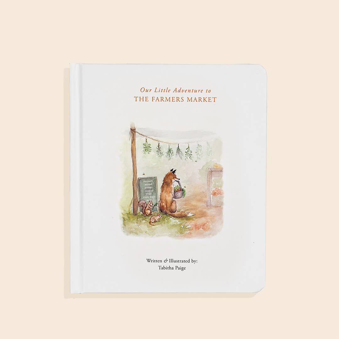 OUR LITTLE ADVENTURE TO THE FARMERS MARKET || BOARD BOOK