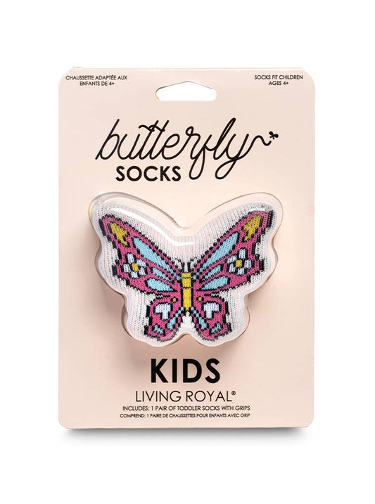 3D PACKAGED CREW SOCKS || BUTTERFLY