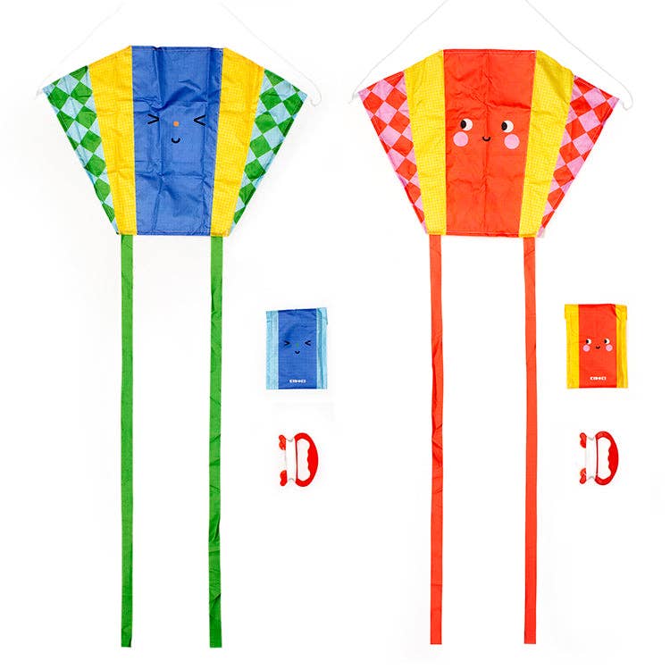 FUNNY FACE POCKET KITES