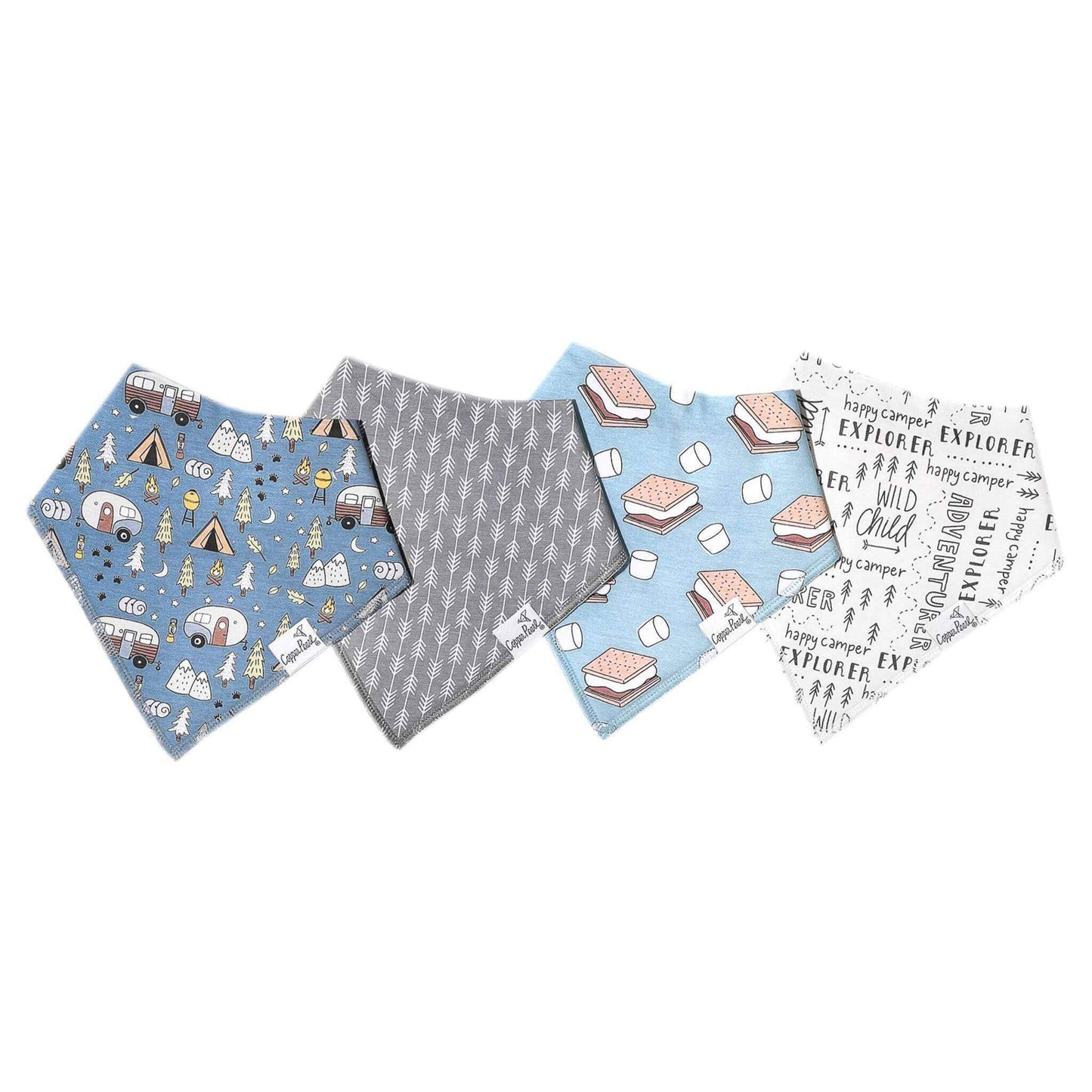 4 PACK BABY BANDANA BIBS || BRIDGER
