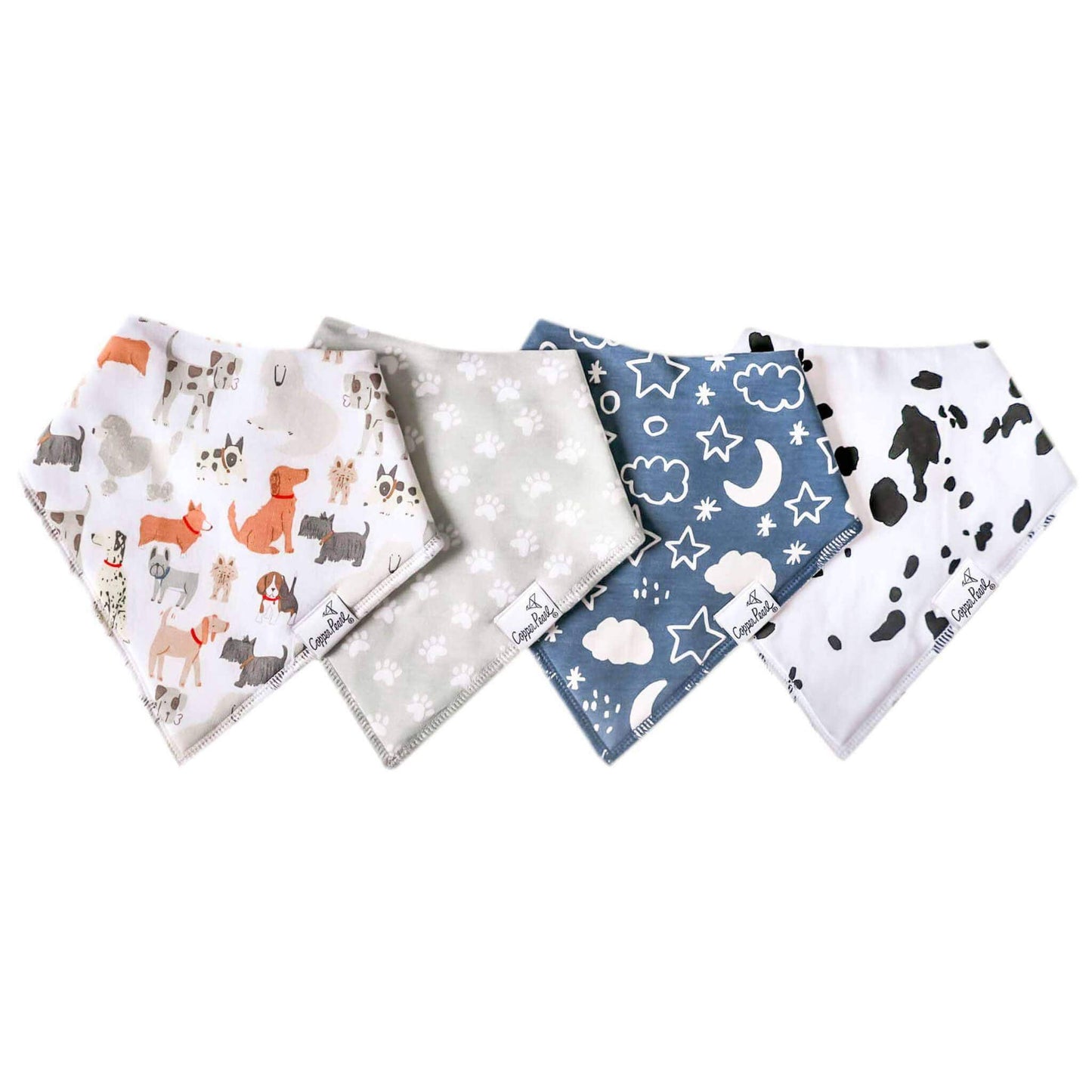 4 PACK BABY BANDANA BIBS || RUFUS