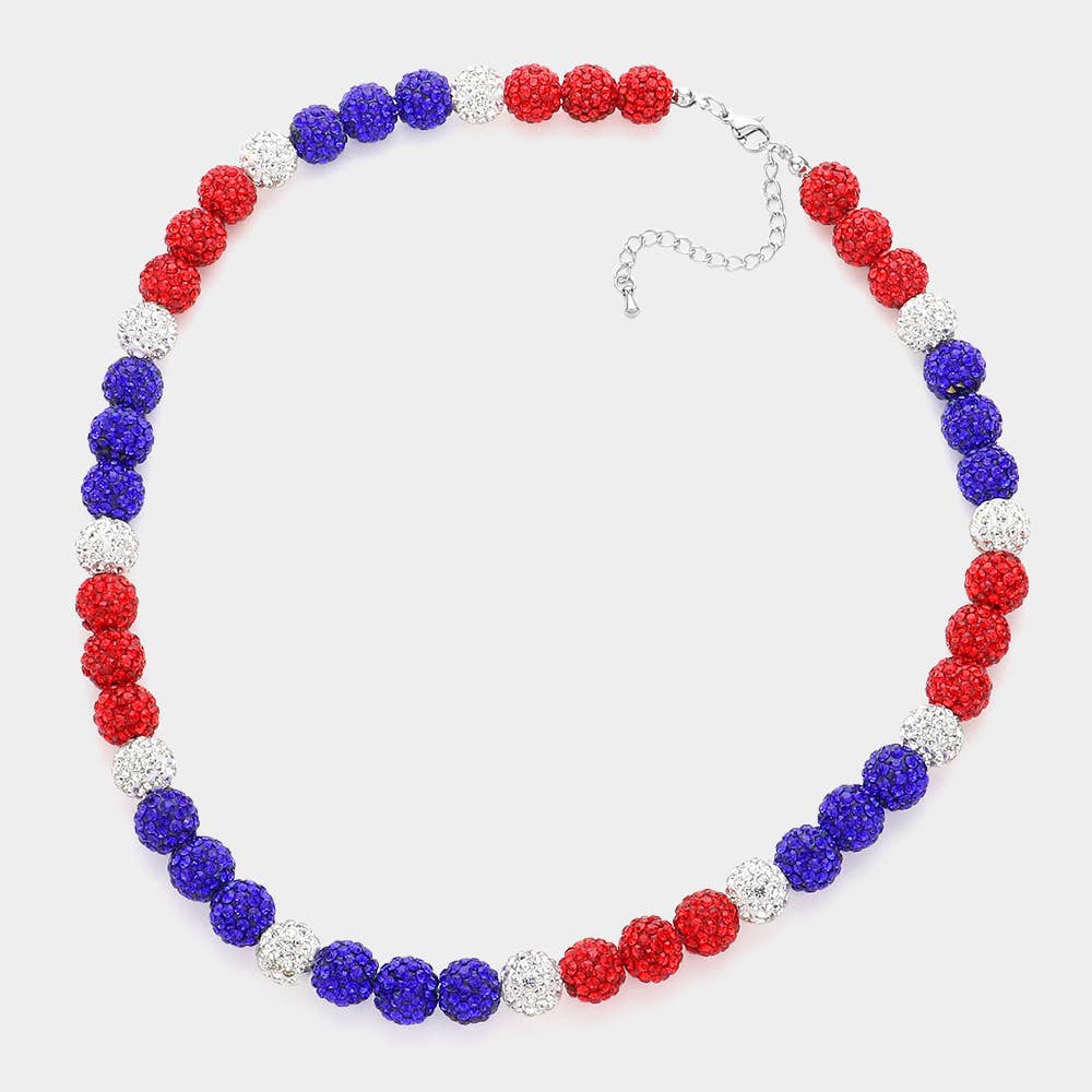 SHAMBALLA BALL BEADED NECKLACE