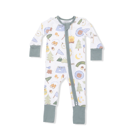 CONVERTIBLE ROMPER || CAMPING BLUE