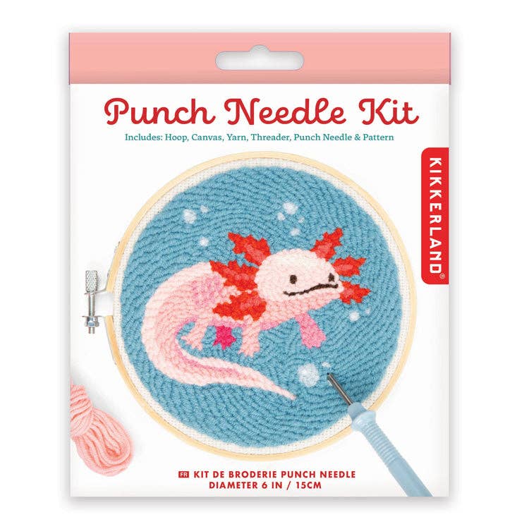 AXOLOTL PUNCH NEEDLE