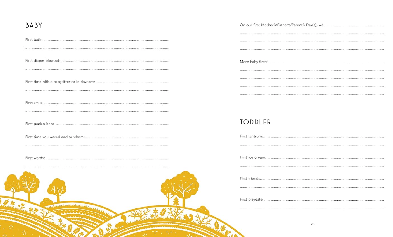 PREMIUM KEEPSAKE BABY BOOK