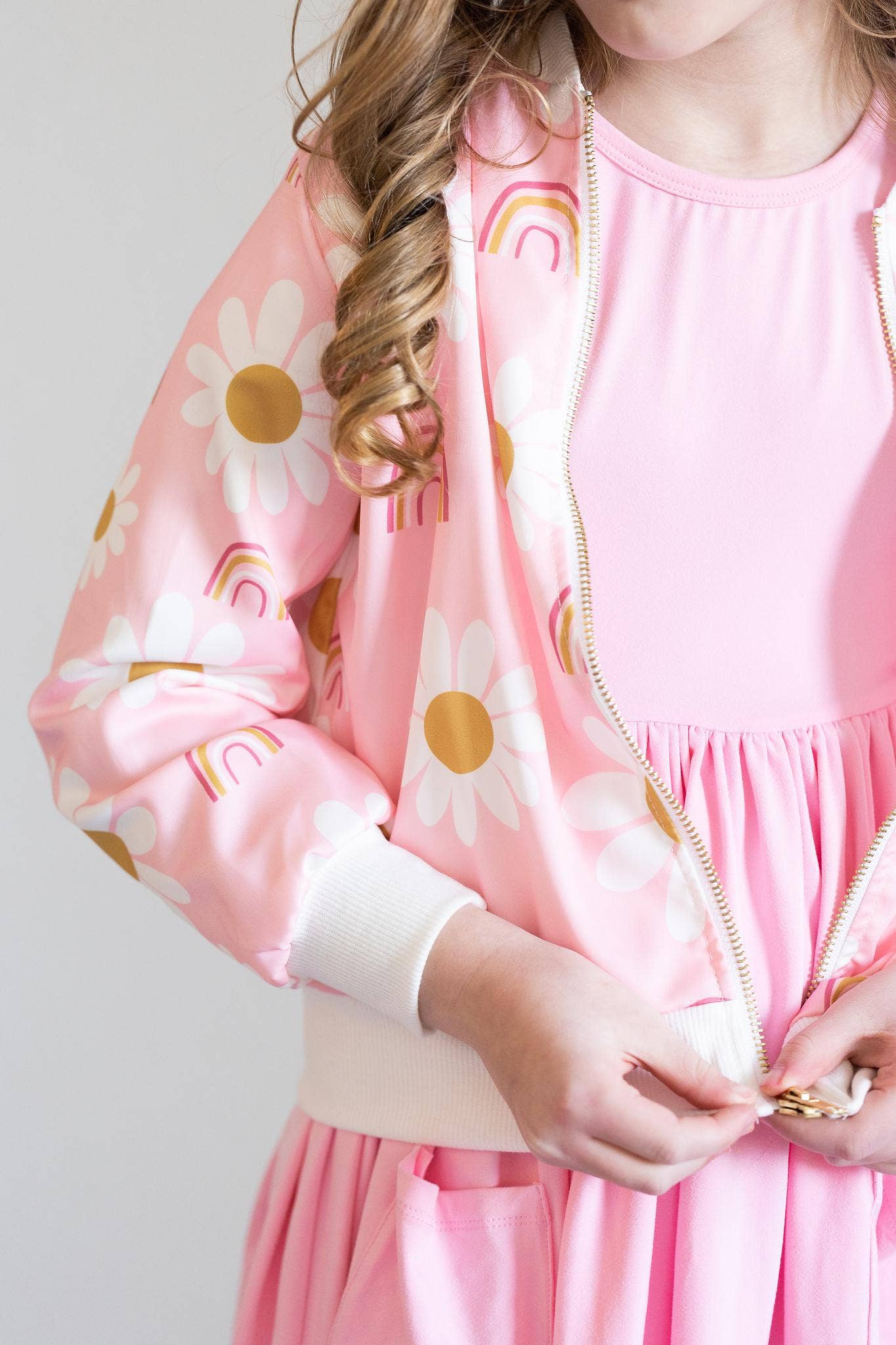 YOU ARE MY SUNSHINE SATIN JACKET