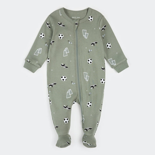 ZIPPER PAJAMA || SOCCER