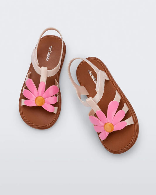 HIP BLOOMY SANDAL || PINK/BEIGE