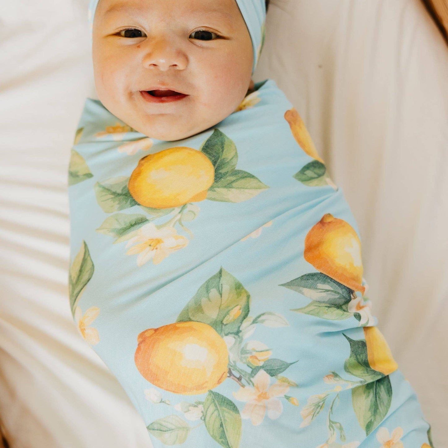 KNIT SWADDLE BLANKET || MELODY