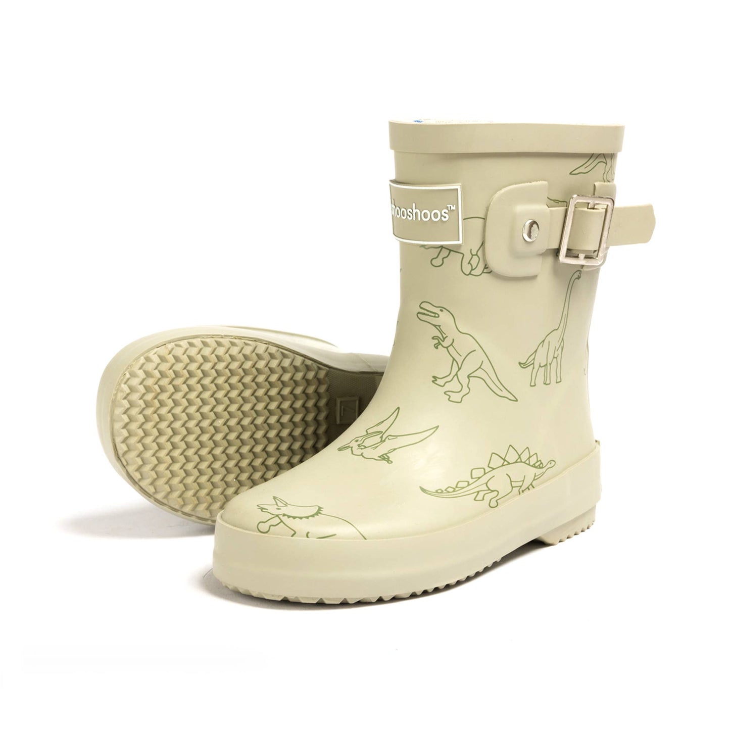 DINO ROAR RAIN BOOT || SAGE GREEN