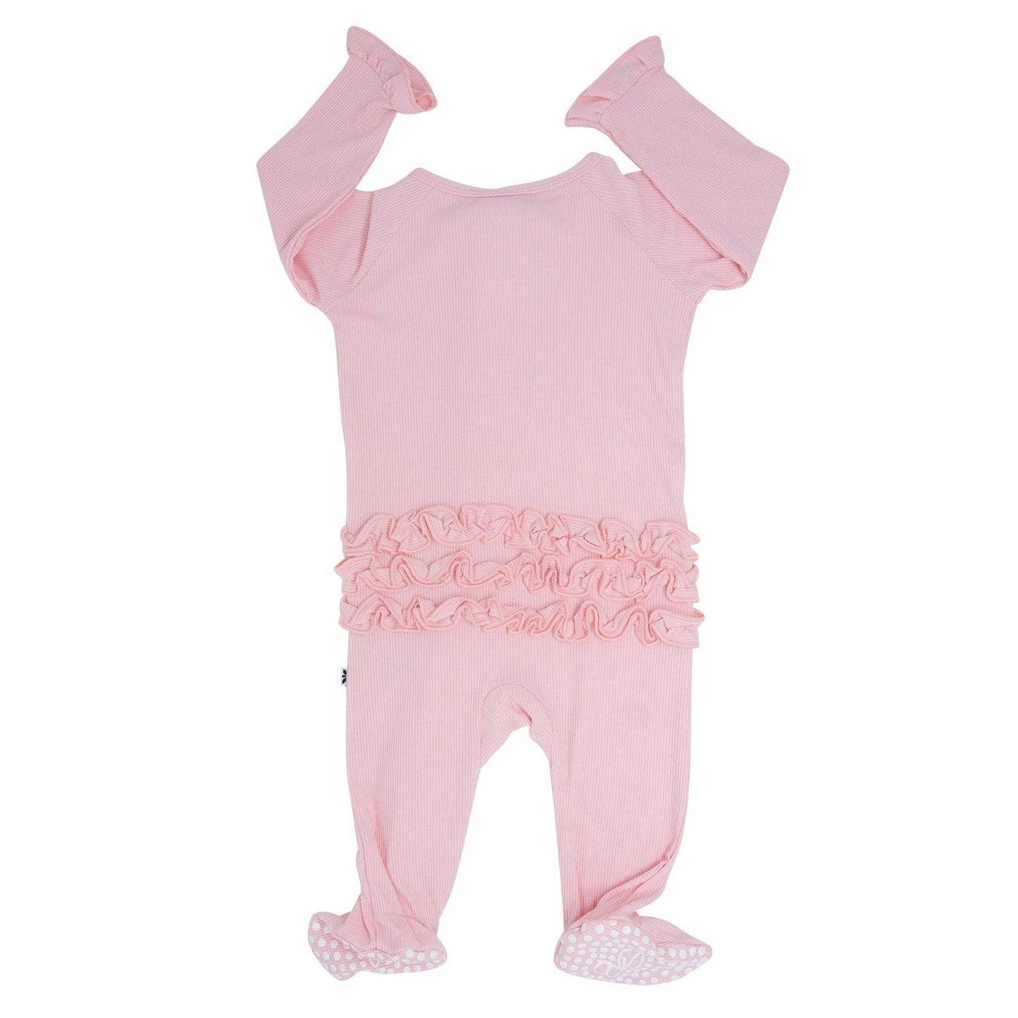 RUFFLE FOOTIE || PERFECT PINK