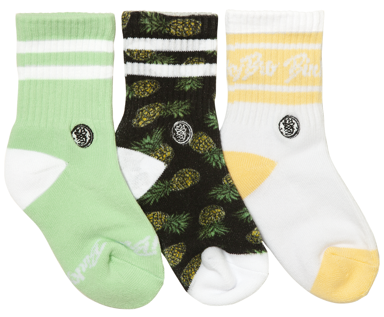 SOCKS 3-PACK || PINEAPPLES