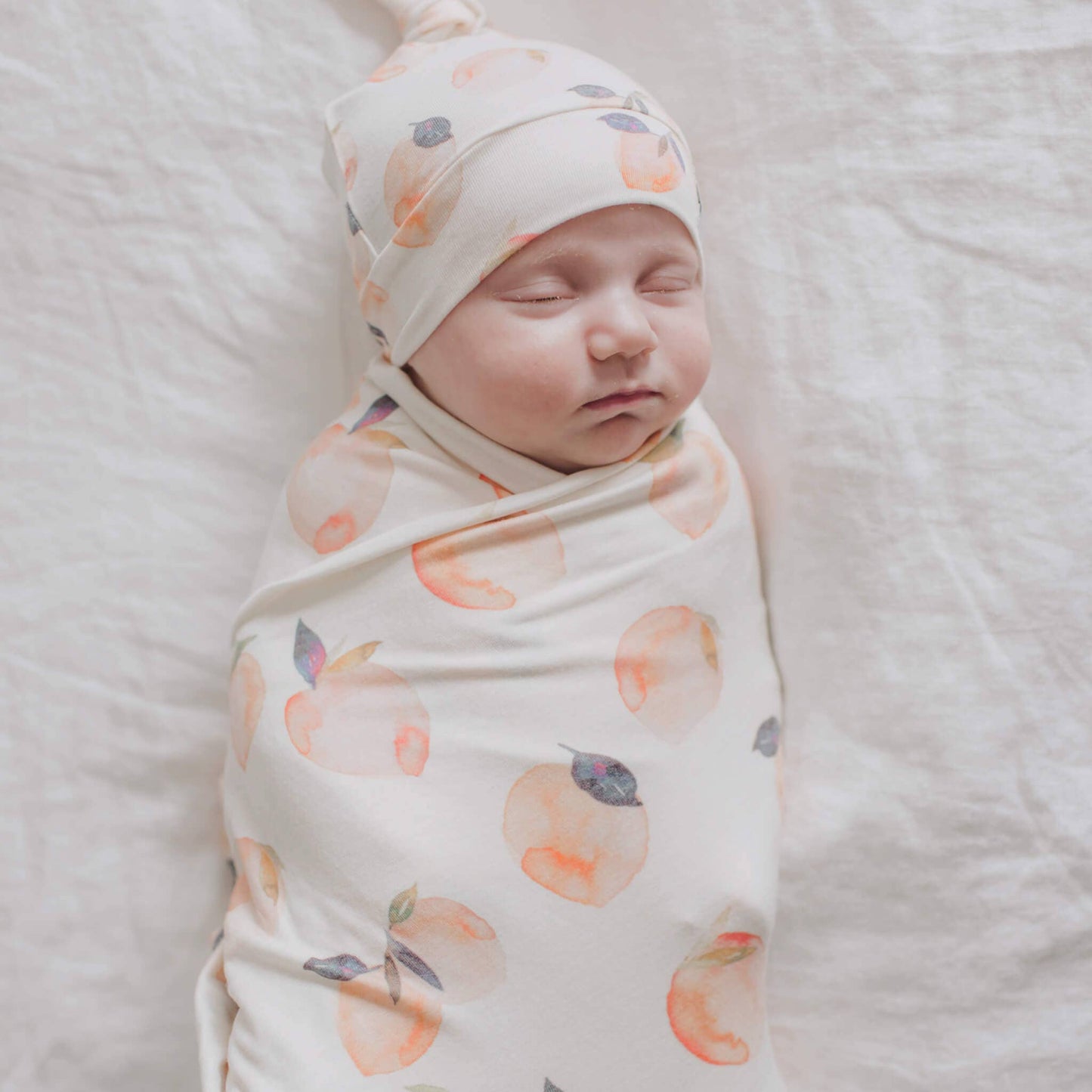 KNIT SWADDLE BLANKET || CAROLINE