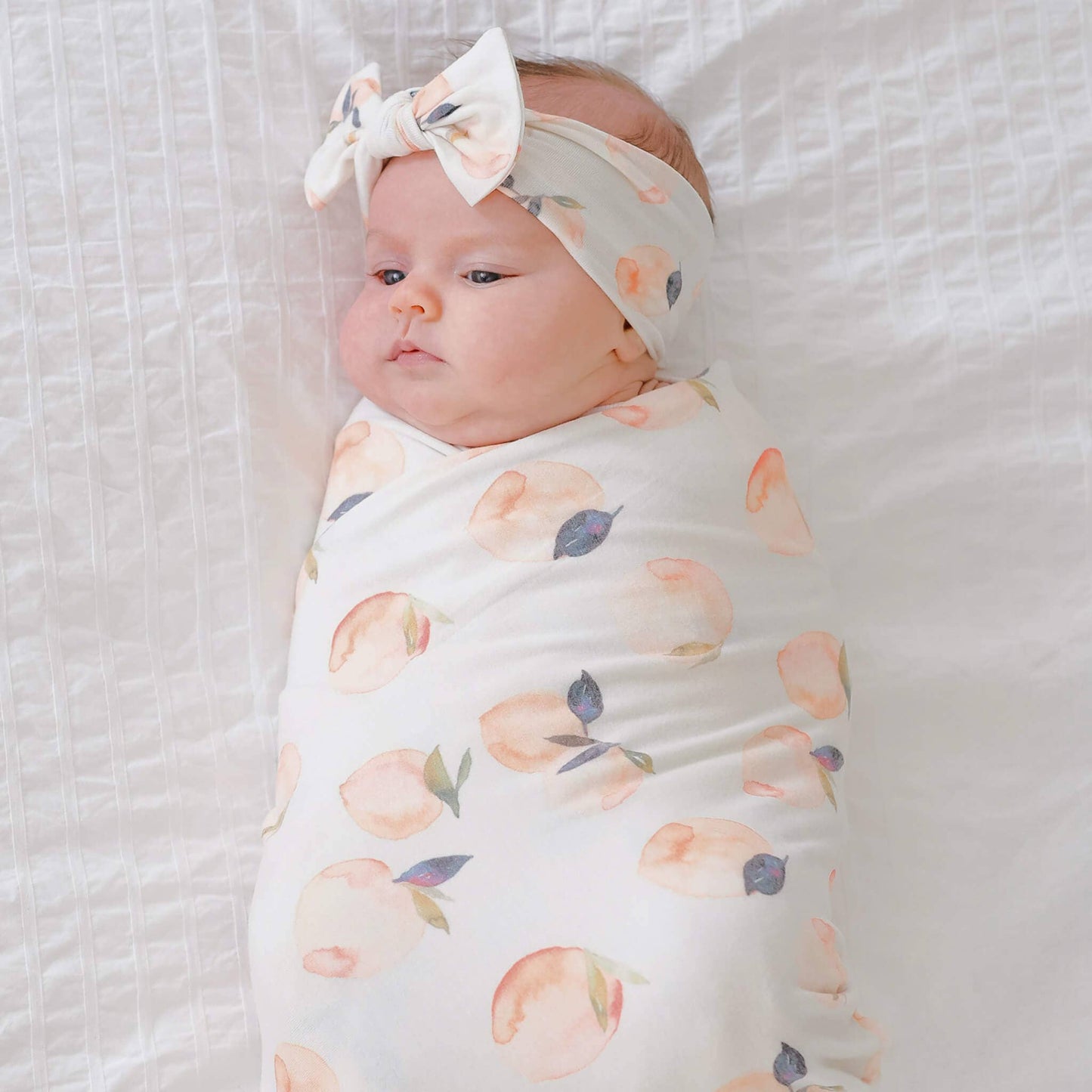 KNIT SWADDLE BLANKET || CAROLINE