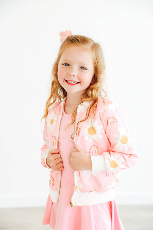 YOU ARE MY SUNSHINE SATIN JACKET