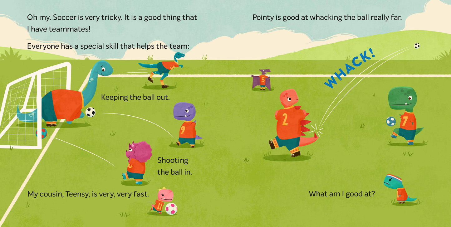 TINY T. REX TRIES SOCCER