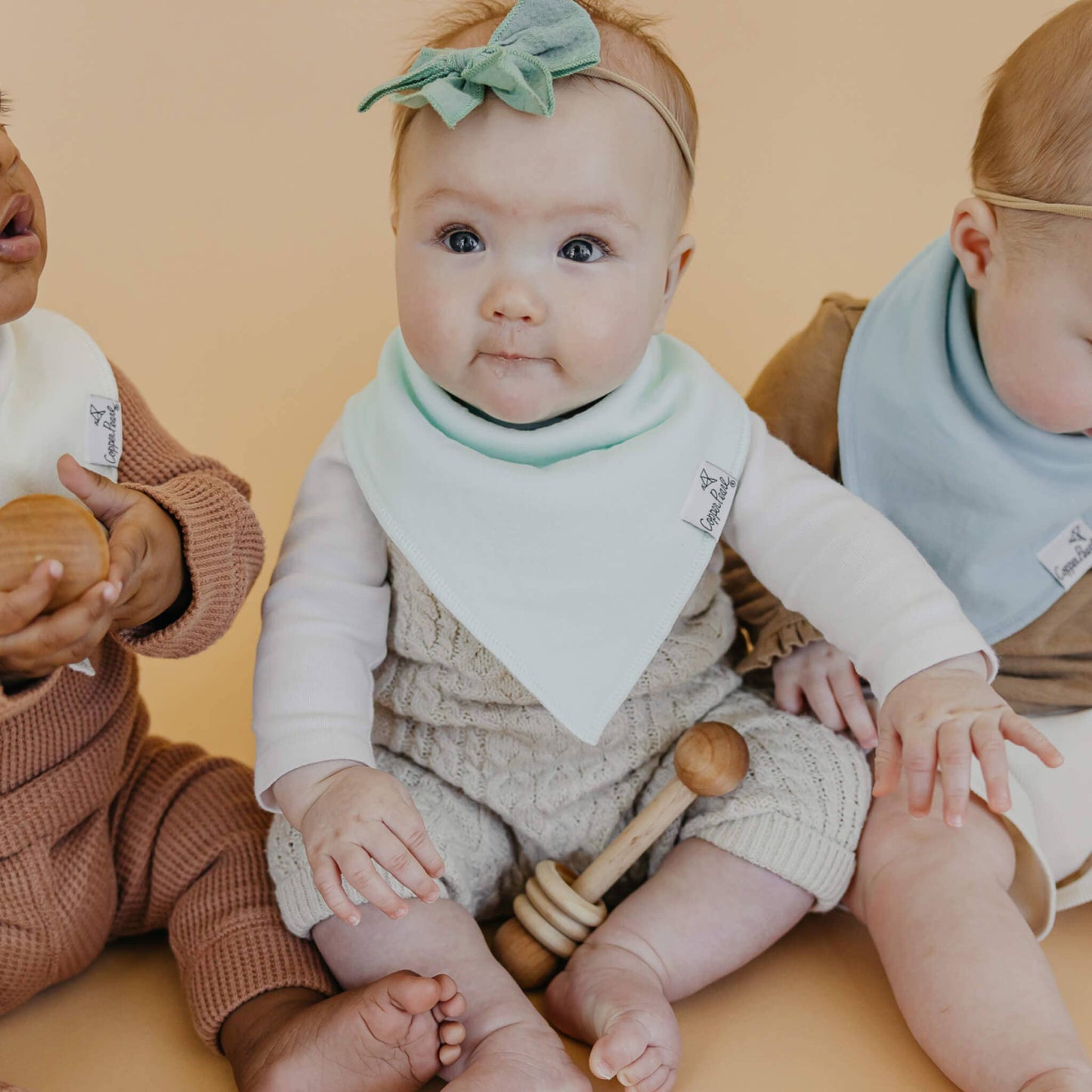 BABY BANDANA BIBS || BENNIE