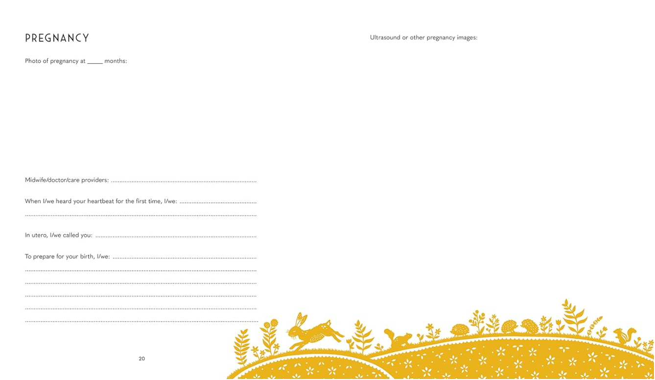 PREMIUM KEEPSAKE BABY BOOK