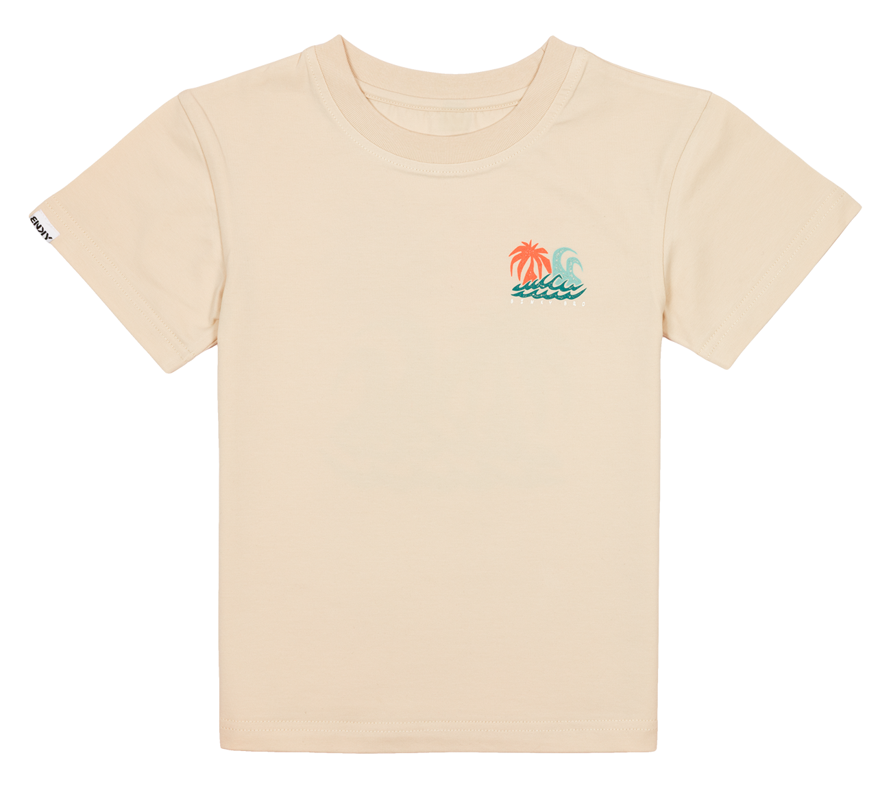 KIDS GRAPHIC T-SHIRT OPEN OCEAN || BEIGE
