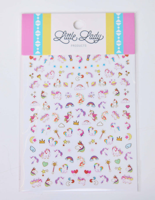 UNICORN PARTY NAIL STICKERS