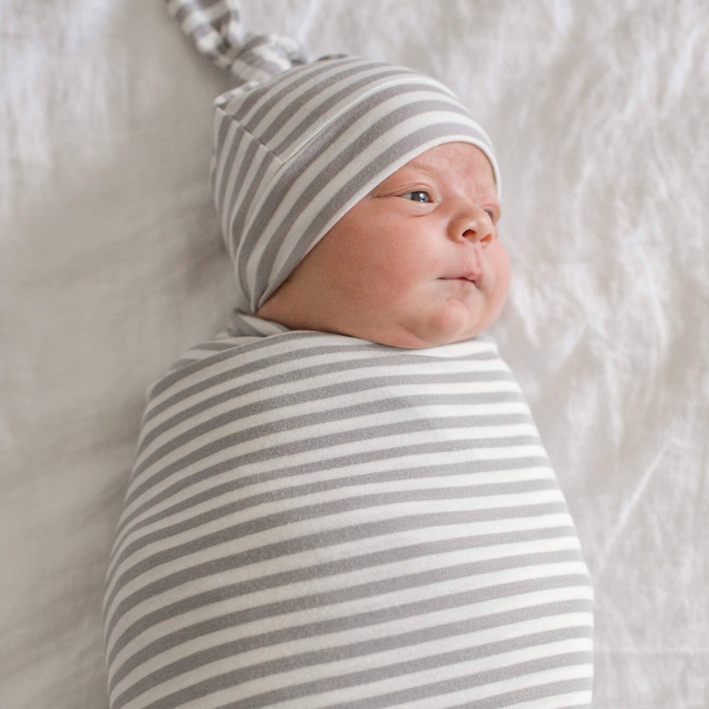 KNIT SWADDLE BLANKET || EVEREST