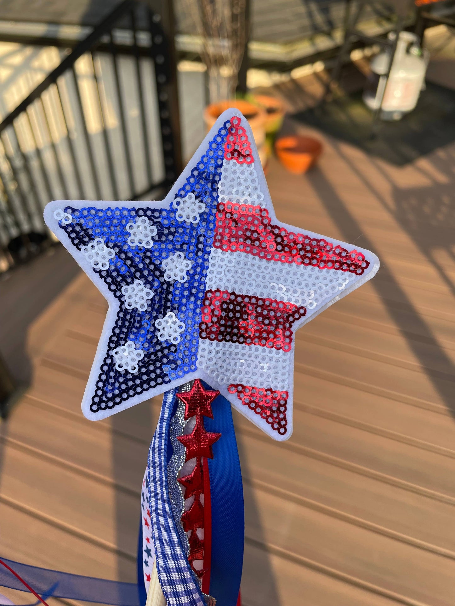 RIBBON WAND || AMERICAN FLAG