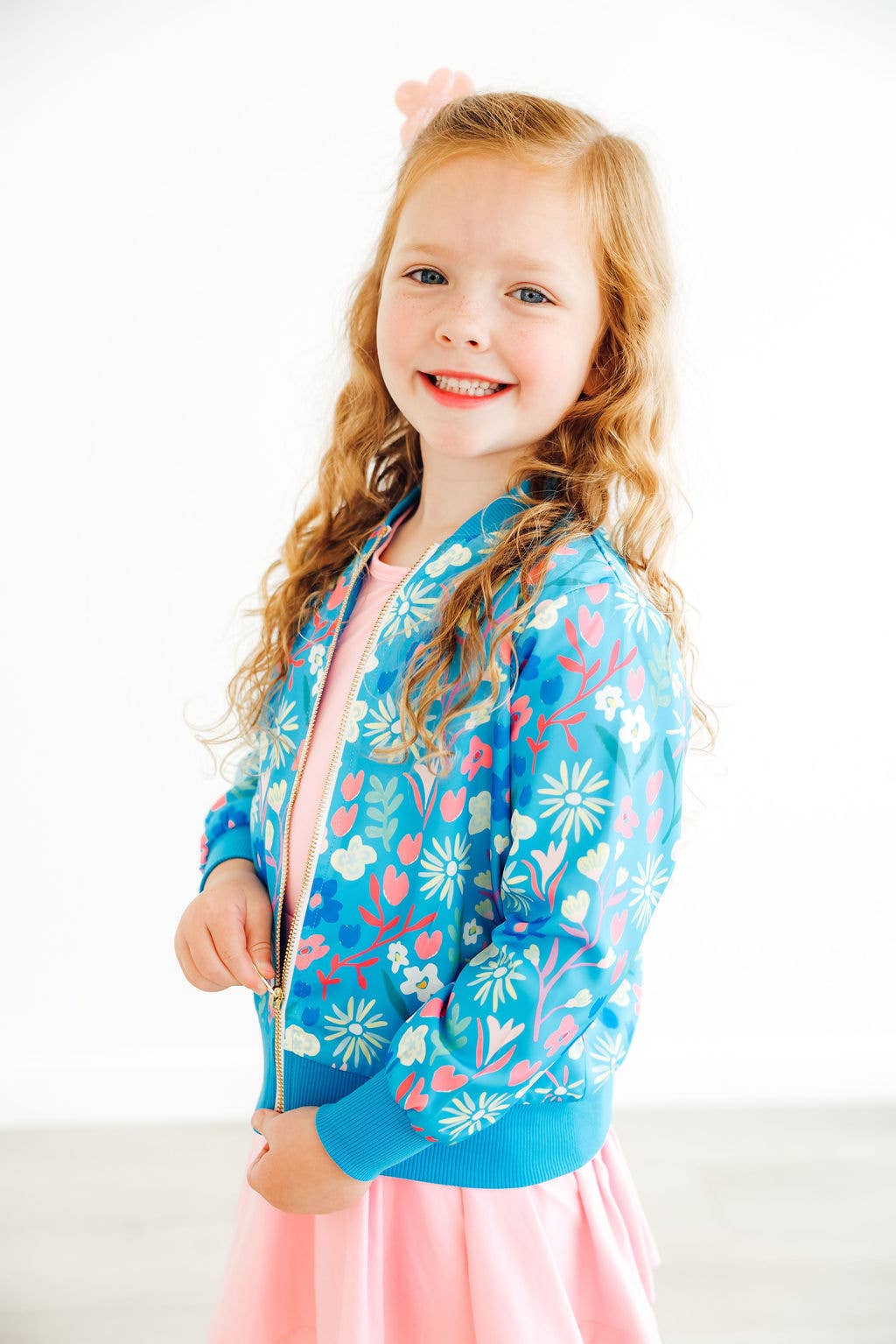 SPRINGTIME SPLENDOR SATIN JACKET