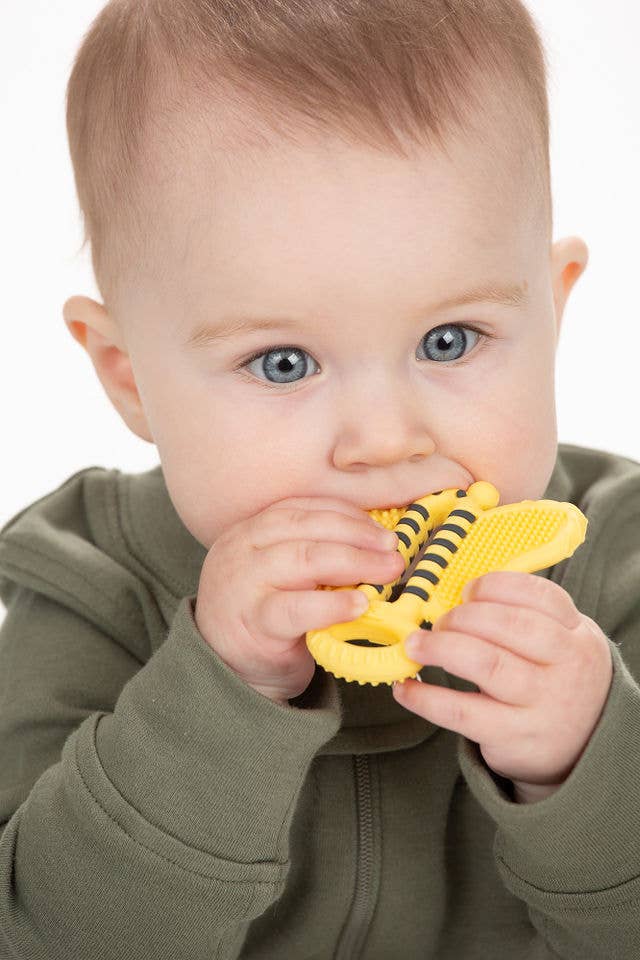 TOOTH BRUSH TEETHER || YELLOW BEE