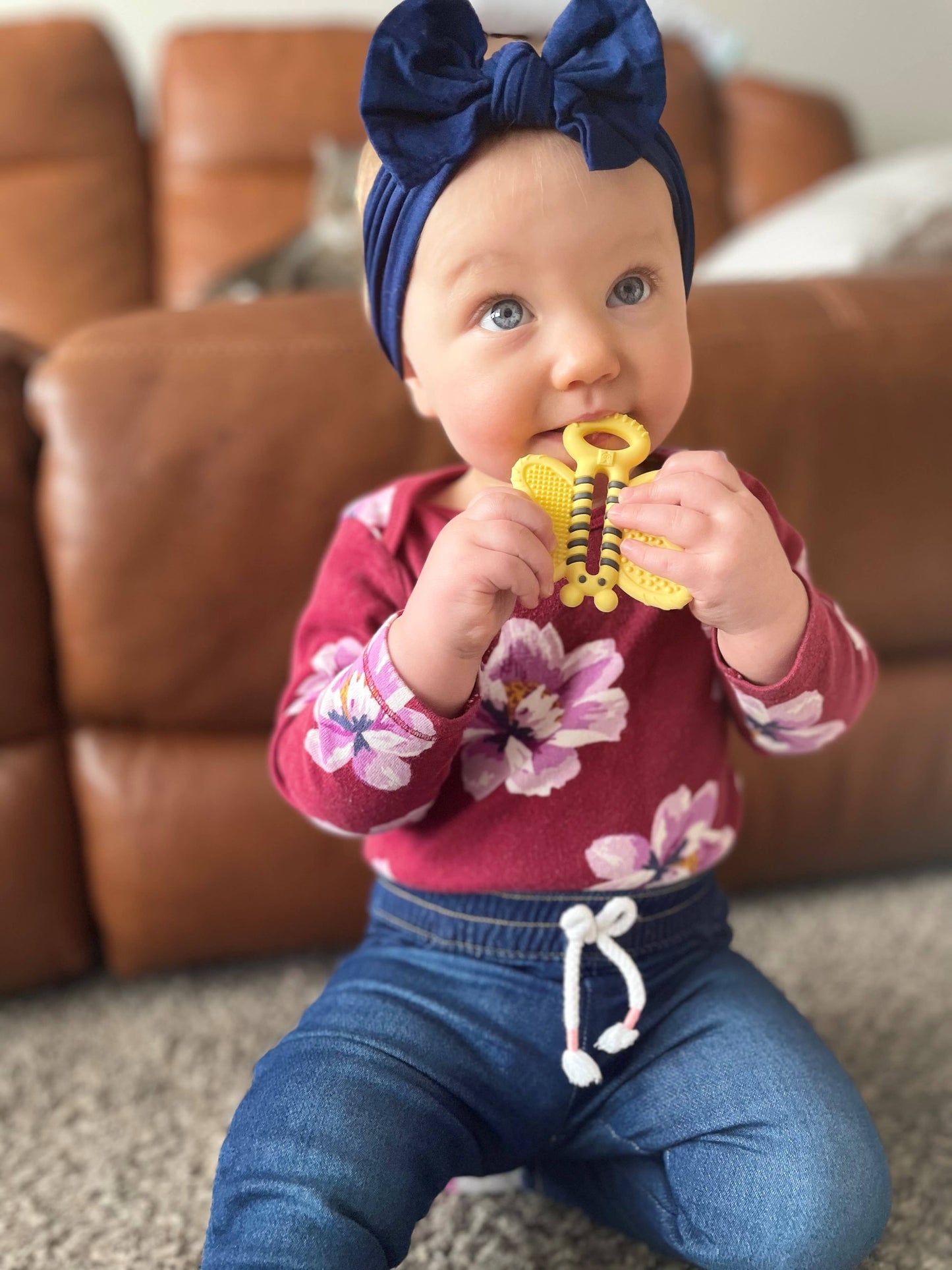 TOOTH BRUSH TEETHER || YELLOW BEE