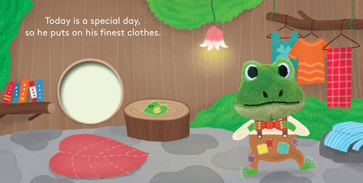 FINGER PUPPET BOOK || FROG
