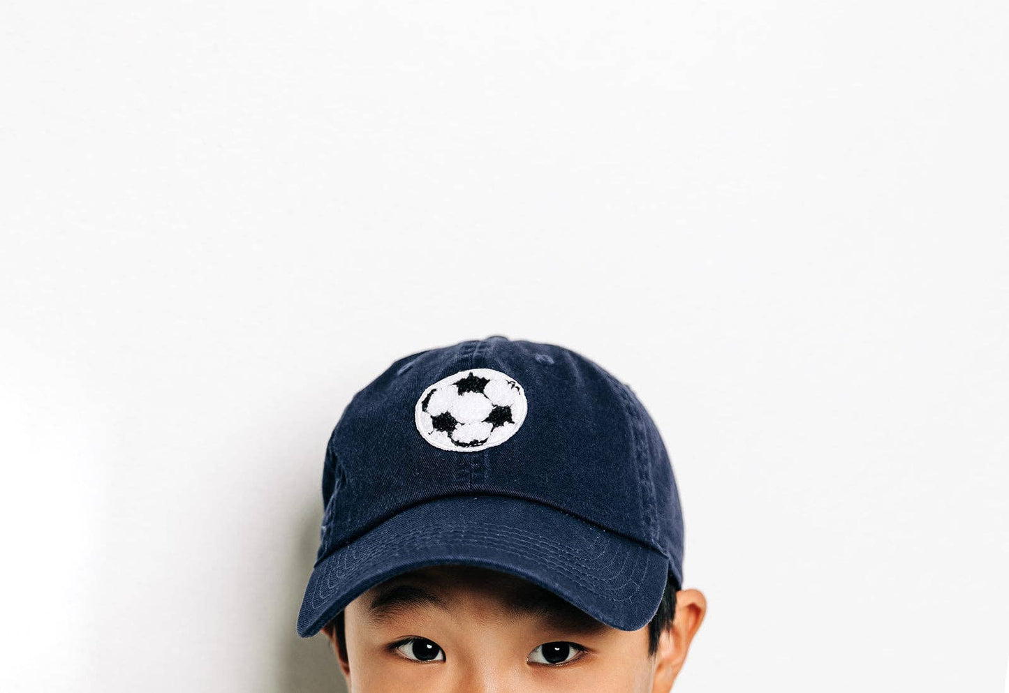 SOCCER PATCH BASEBALL HAT