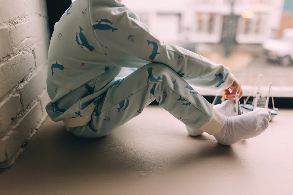 JOGGER PANTS || NARWHALS AT SEA