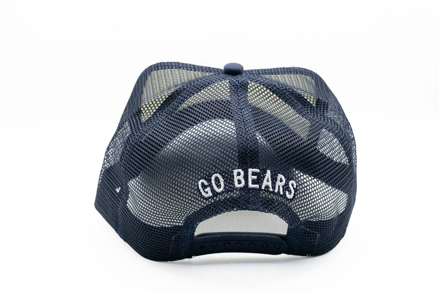 WAVING FLAG TRUCKER HAT || NAVY/WHITE