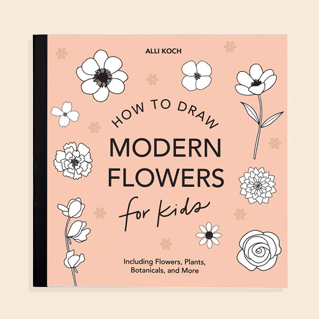 HOW TO DRAW BOOK || MODERN FLOWERS