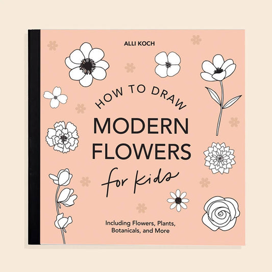 HOW TO DRAW BOOK || MODERN FLOWERS