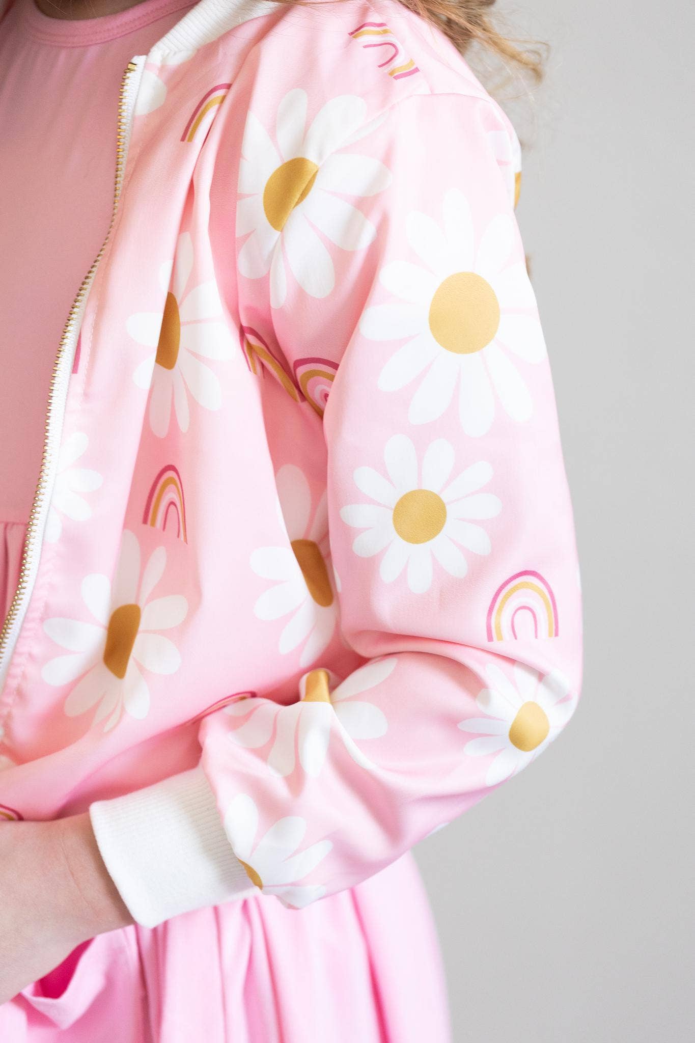 YOU ARE MY SUNSHINE SATIN JACKET
